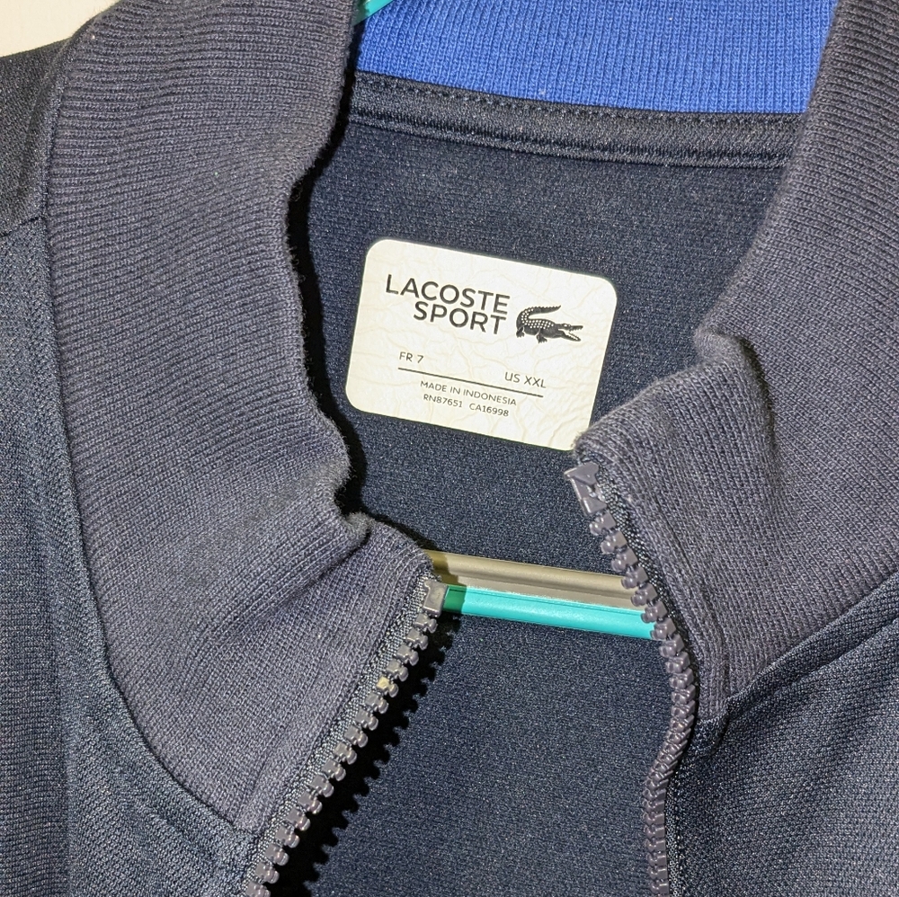 Lacoste track jacket 2XL / Excellent condition